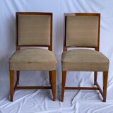 Neoclassical chairs from the 1940s in cherry
