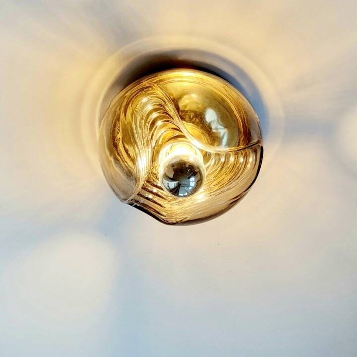 Paire de lampes murales 'Wave' par Koch & Lowy pour Peill & Putzler, années 1970