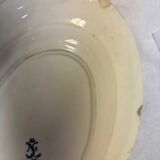 Old earthenware dish iron earth birds