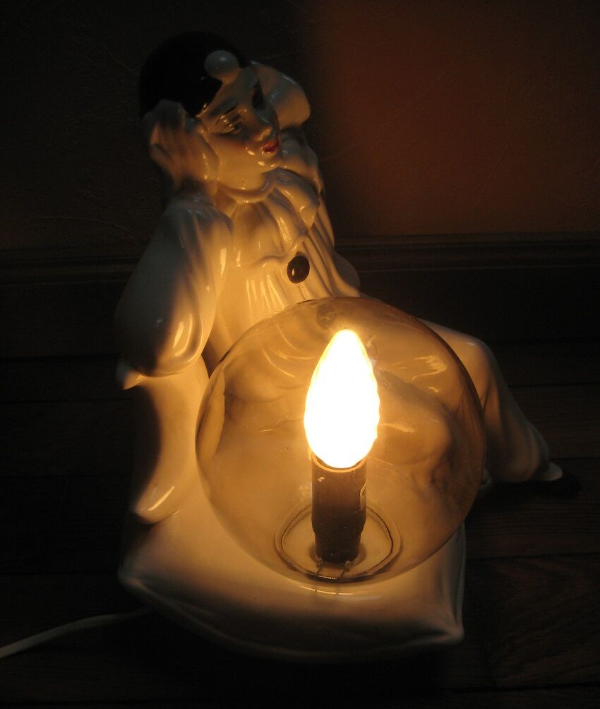 Lamp pierrot the moon, vintage