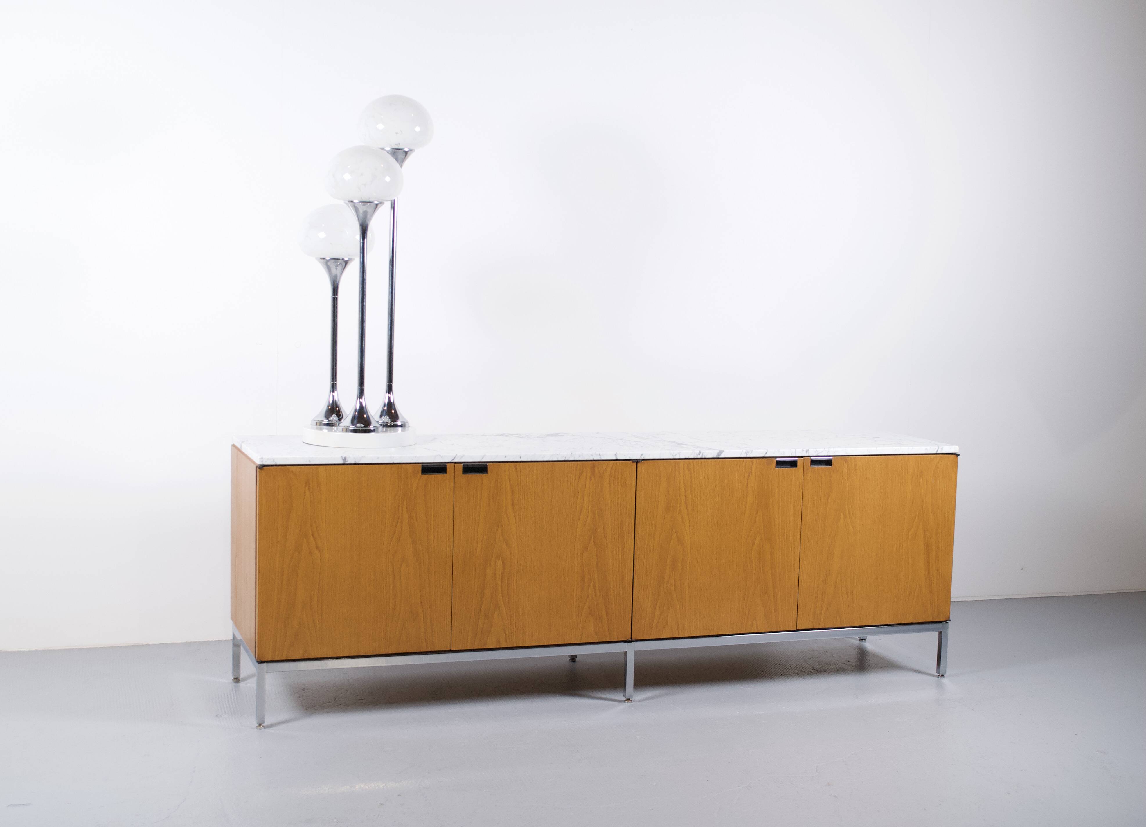 Italian lamp with 3 globes, 1970s