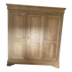 Armoire 3 portes chêne massif, démontable , aérogommée ,penderie /lingerie