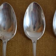 12 tablespoons metal argente orfevre frionnet francois