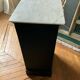 Commode avec plateau en marbre blanc