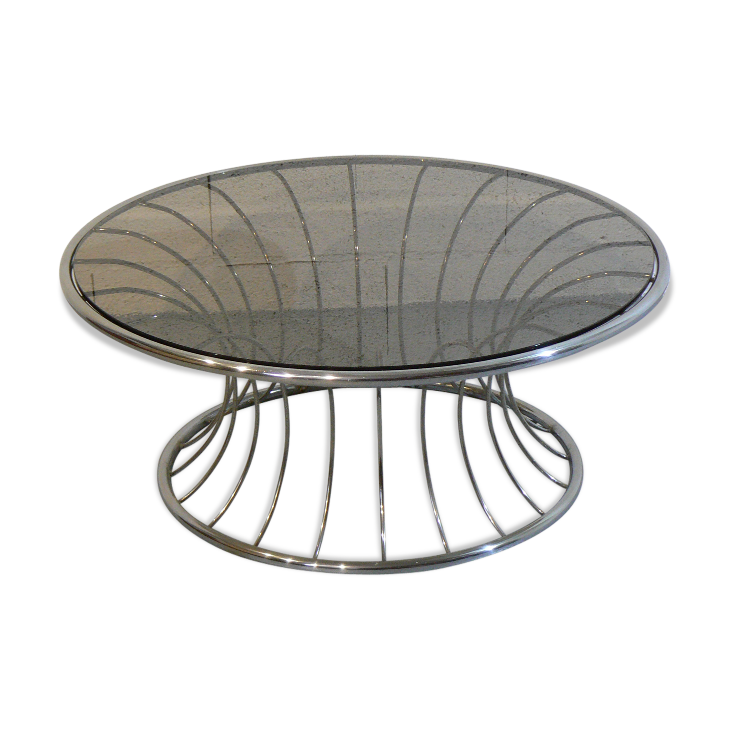 Tabe bass circular in chrome 1970