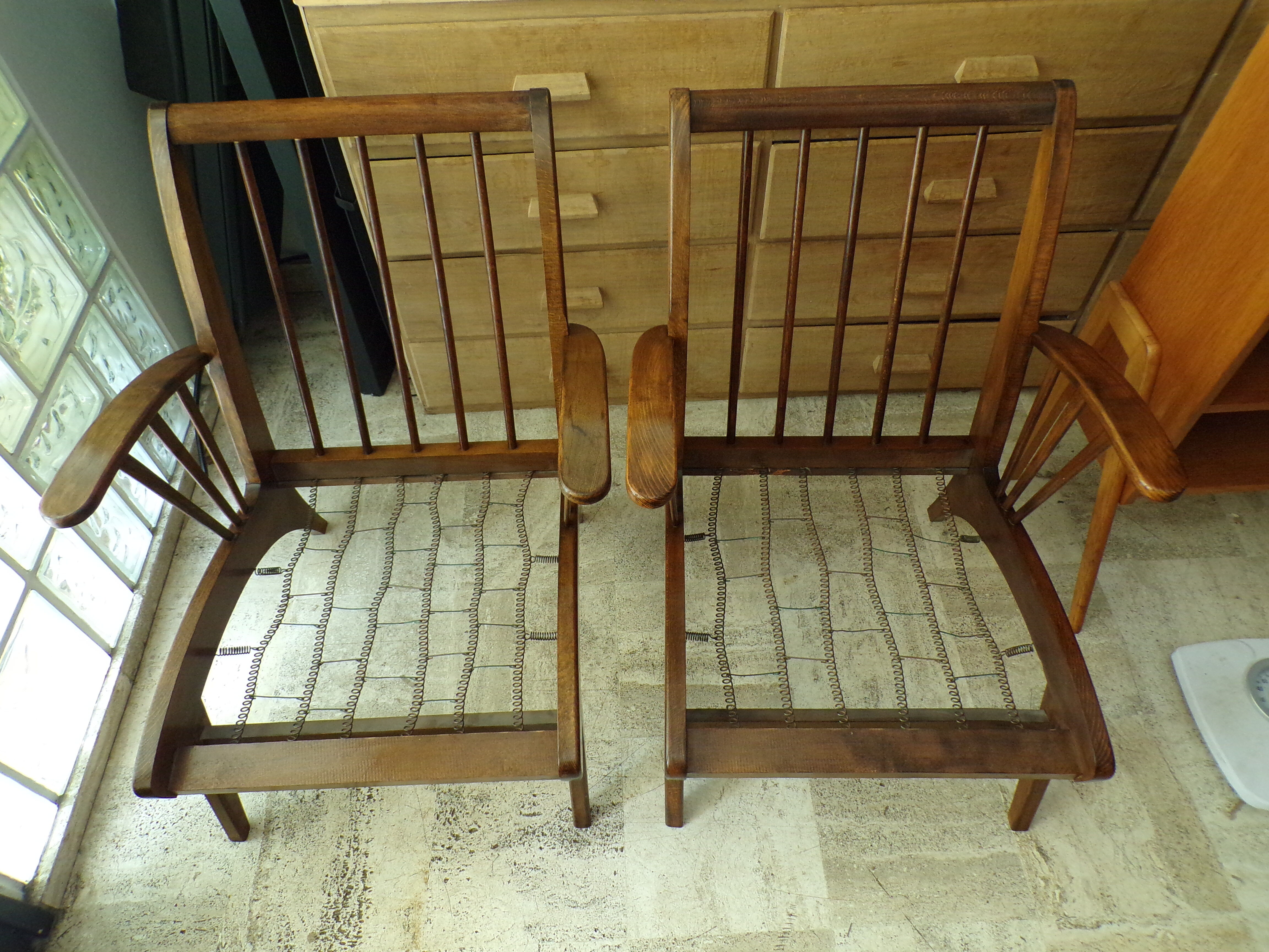 Pair of Scandinavian armchairs