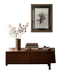 Original work on paper framed, signed Eugène Eechaut, created in ink in 1973.