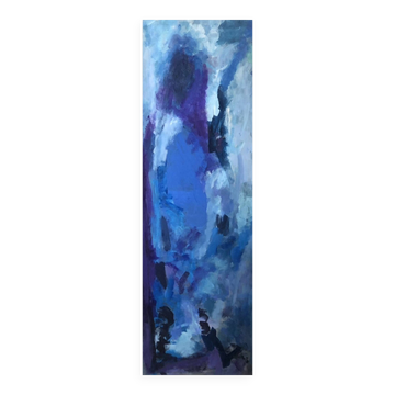 Tableau Abstrait Bleu