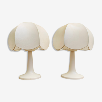 Pair of table lamp feet tulip Design Zicoli