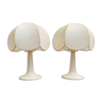 Pair of table lamp feet tulip Design Zicoli