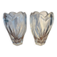 Pair of crystal vases