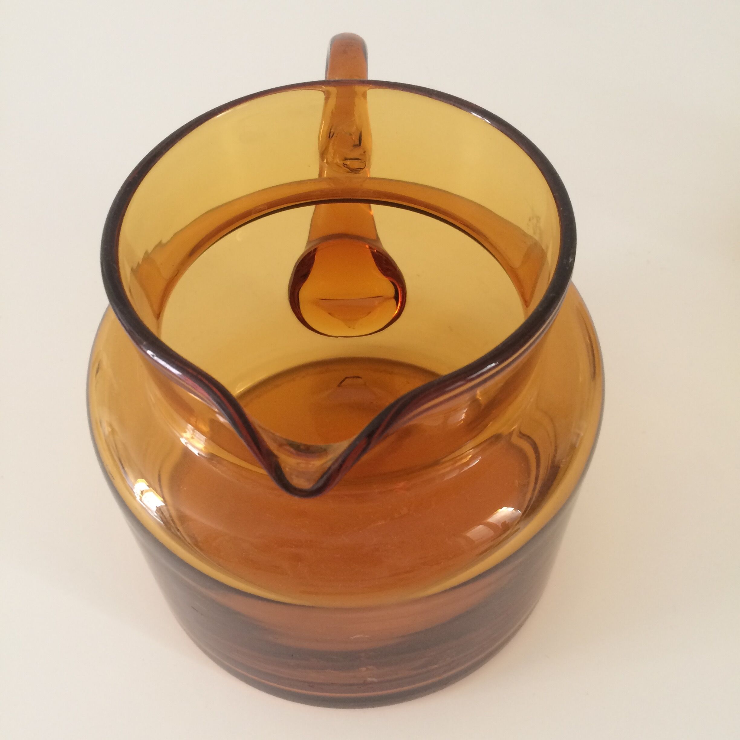 Vintage glass pitcher