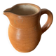 Antique pitcher la poterie des mottes stoneware brown beige vintage kitchen