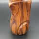Artisanal Vintage Pitcher Carved Solid Olive Wood Hnos Olivo Spain (17