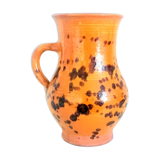 Spotted terracotta decanter, circa 1960