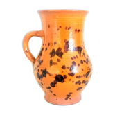 Spotted terracotta decanter, circa 1960