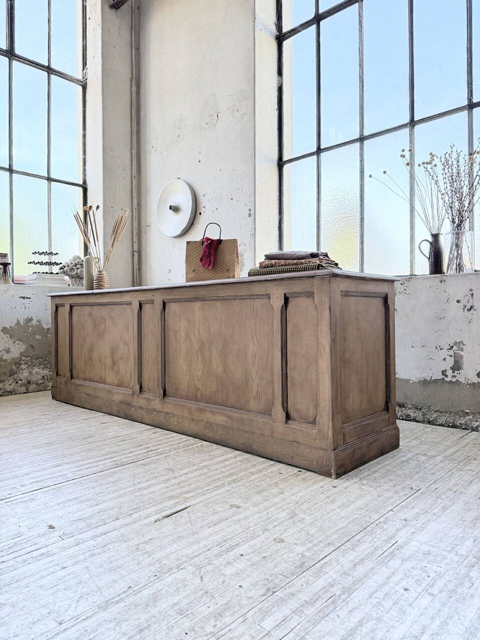 Oak workbench 250 cm XL 1950