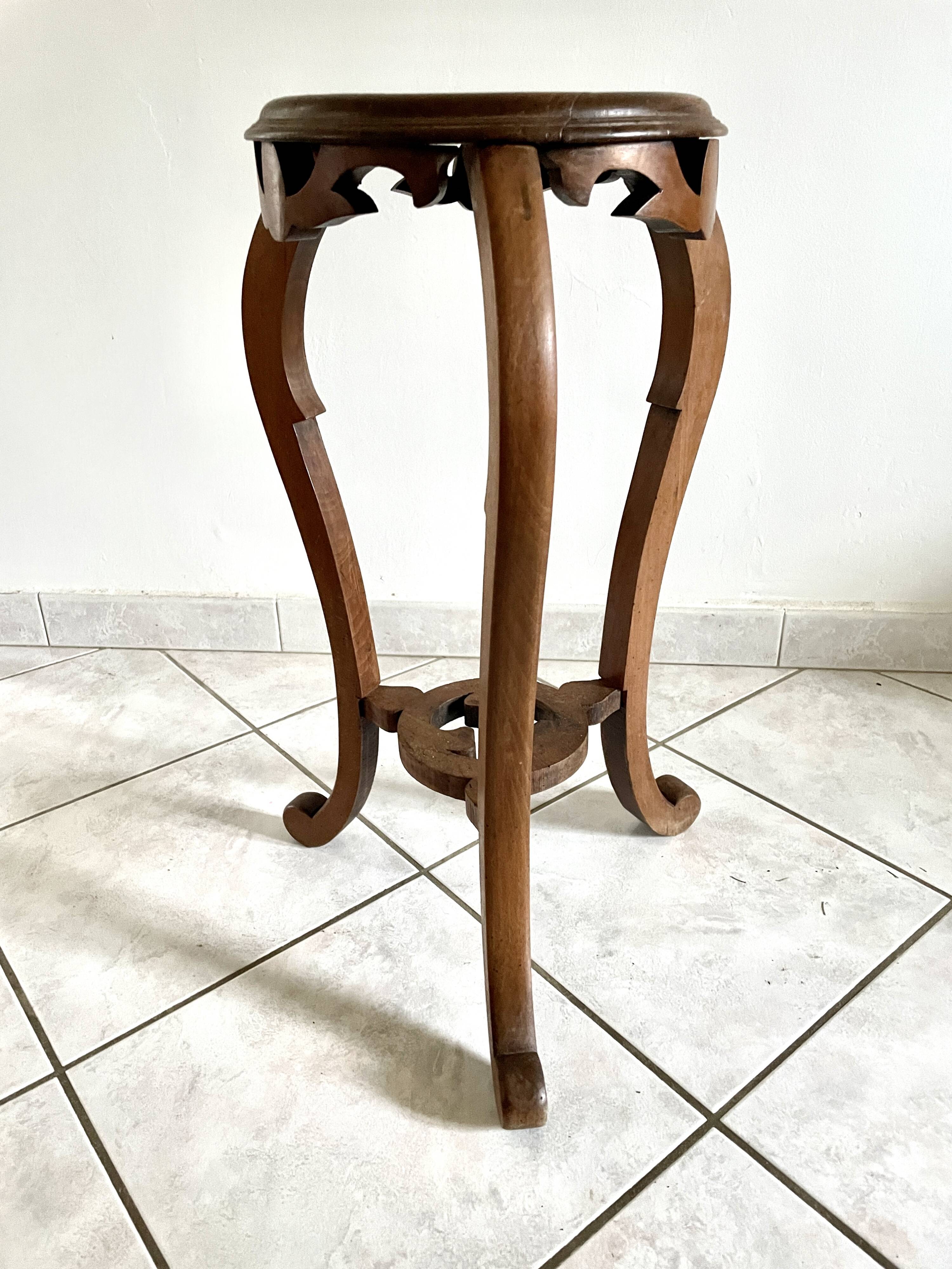 20th century walnut side table