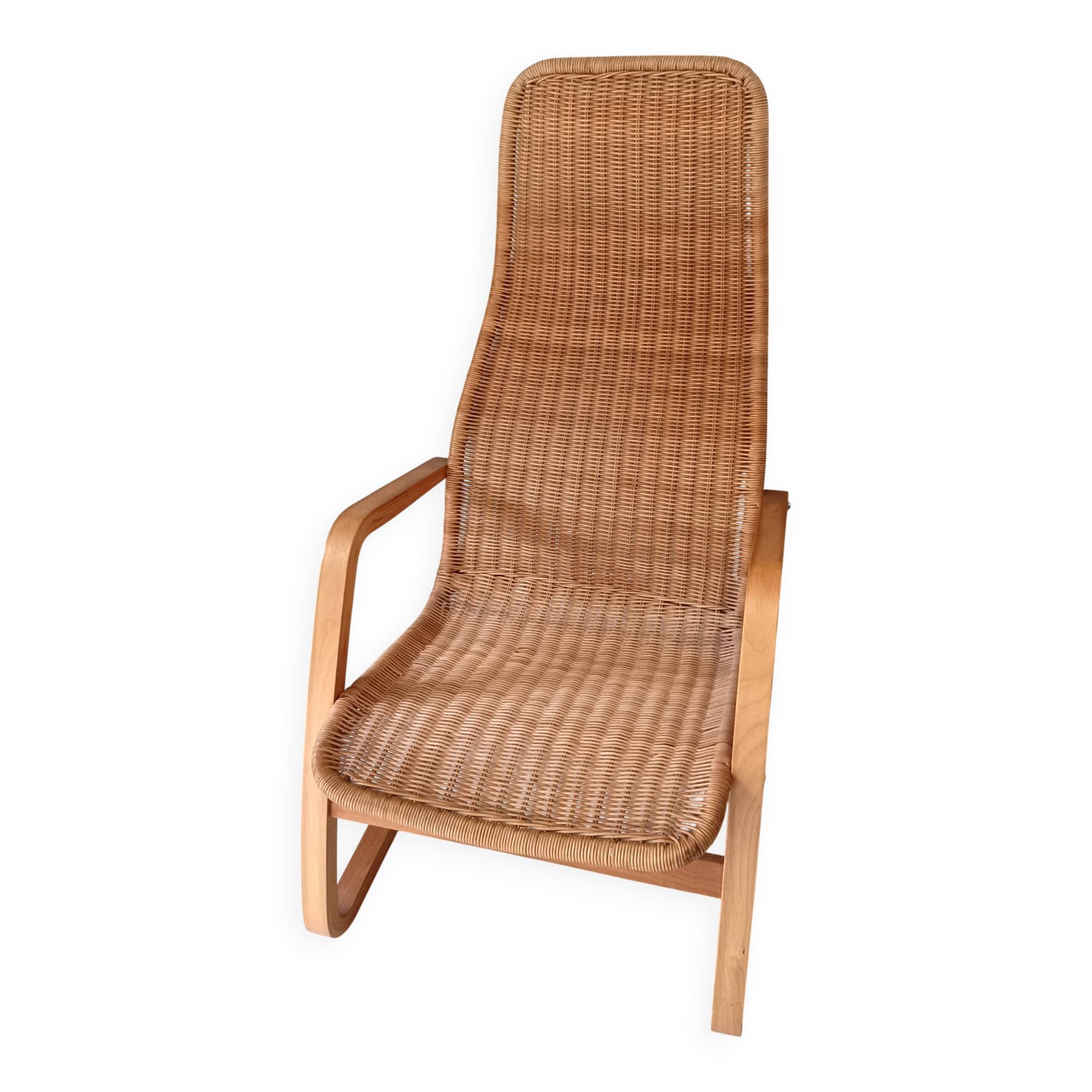Oland Fatolj cantilever chair for IKEA in bentwood