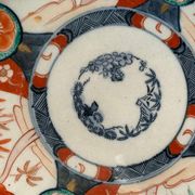 Asiette porcelain Imari, nineteenth century