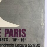 Original design poster of the Salon des assembliers / Foire de Paris, 1973