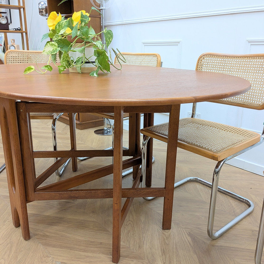 Table à rabat vintage par Bendt Winge