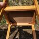 Paire de fauteuil bridge en Skaï rouge