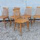 5 Scandinavian Stockholm chairs, 1960s-70s