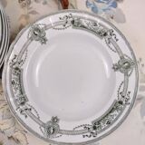 6 Saint Amand "Medallion" deep plates