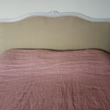 Linen headboard