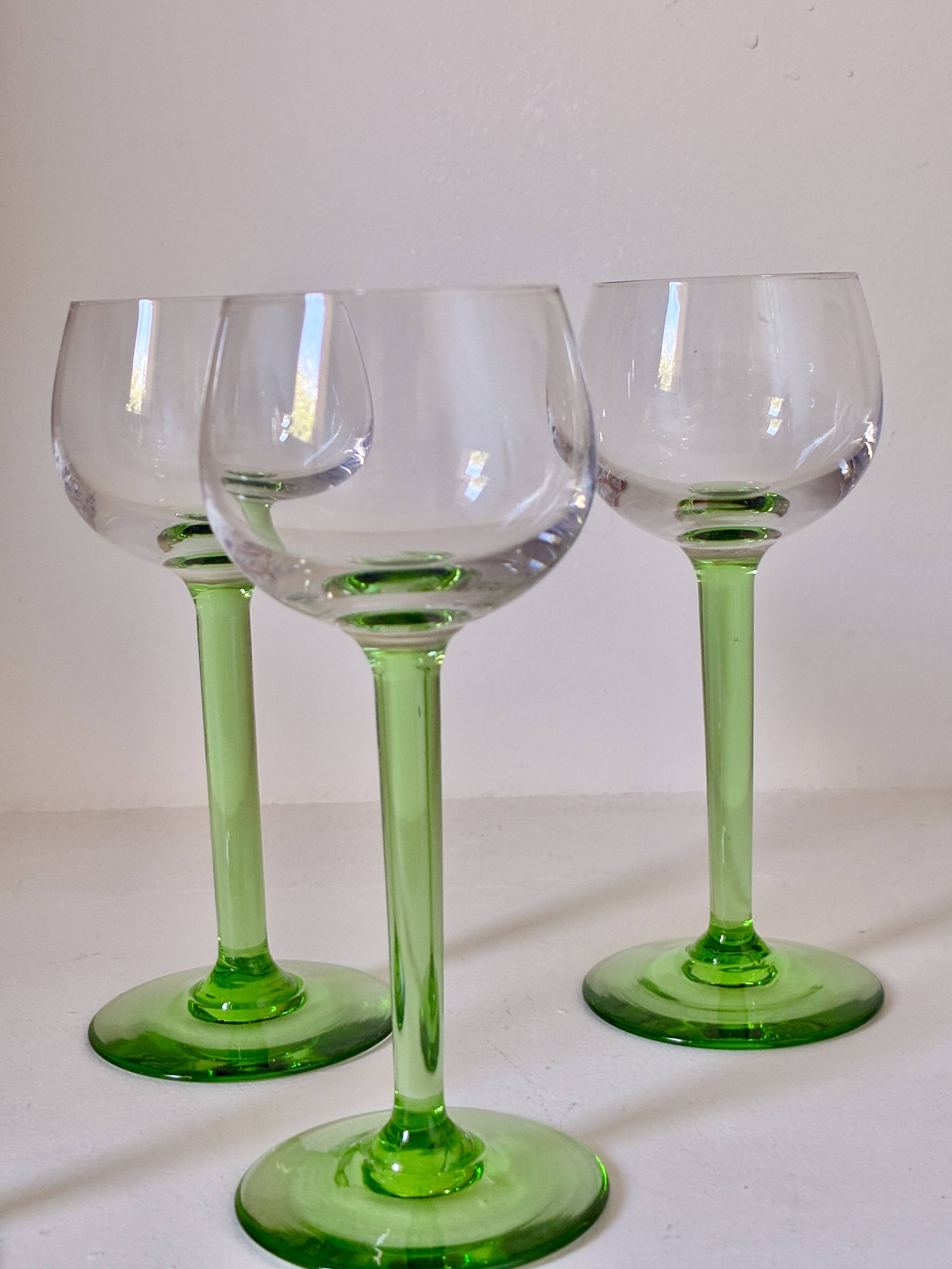 Alsace white wine glasses - small size