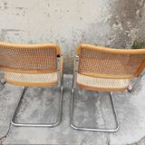 Pair of chairs B32 Marcel Breuer italy