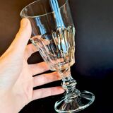 12 large stemmed glasses, vintage