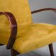 Fauteuils modèle 53 en velours moutarde attribués à Jaroslav Smidek pour Ton, années 1960, lot de 2