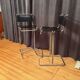 Pair of Linea Veam bar stools, Italy, 1980s
