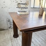 Dudouyt oak dining table 1940