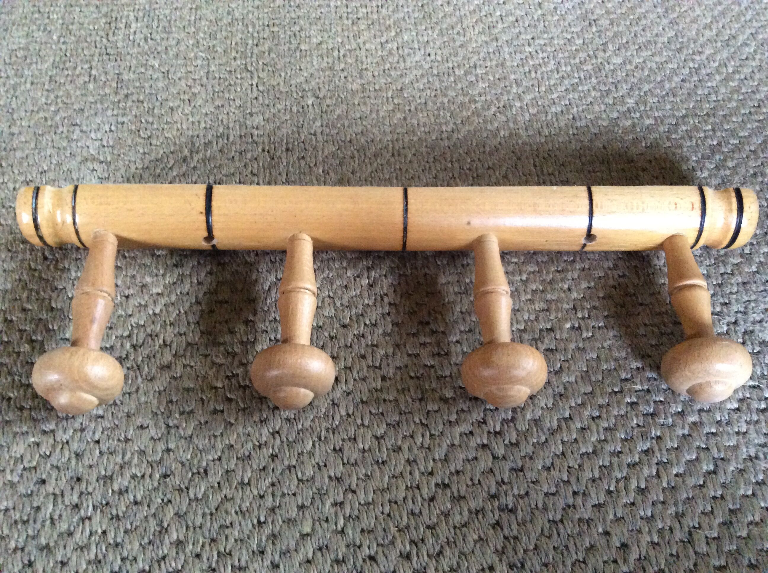 Bamboo coat rack