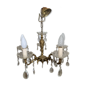 Lustre vintage en bronze