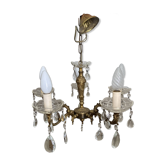 Lustre vintage en bronze