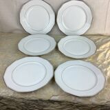 6 Antique Porcelain Plates Limoges France