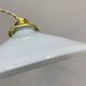 Vintage white opaline pendant light