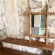 Small bamboo mirror from the 50s