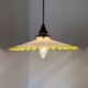 Antique uraline opaline pancake chandelier