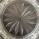 Vintage pressed glass fruit bowl