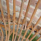 Old shell armchair for children rattan & bamboo