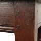 Tabouret en chêne massif anglais, 19e siècle