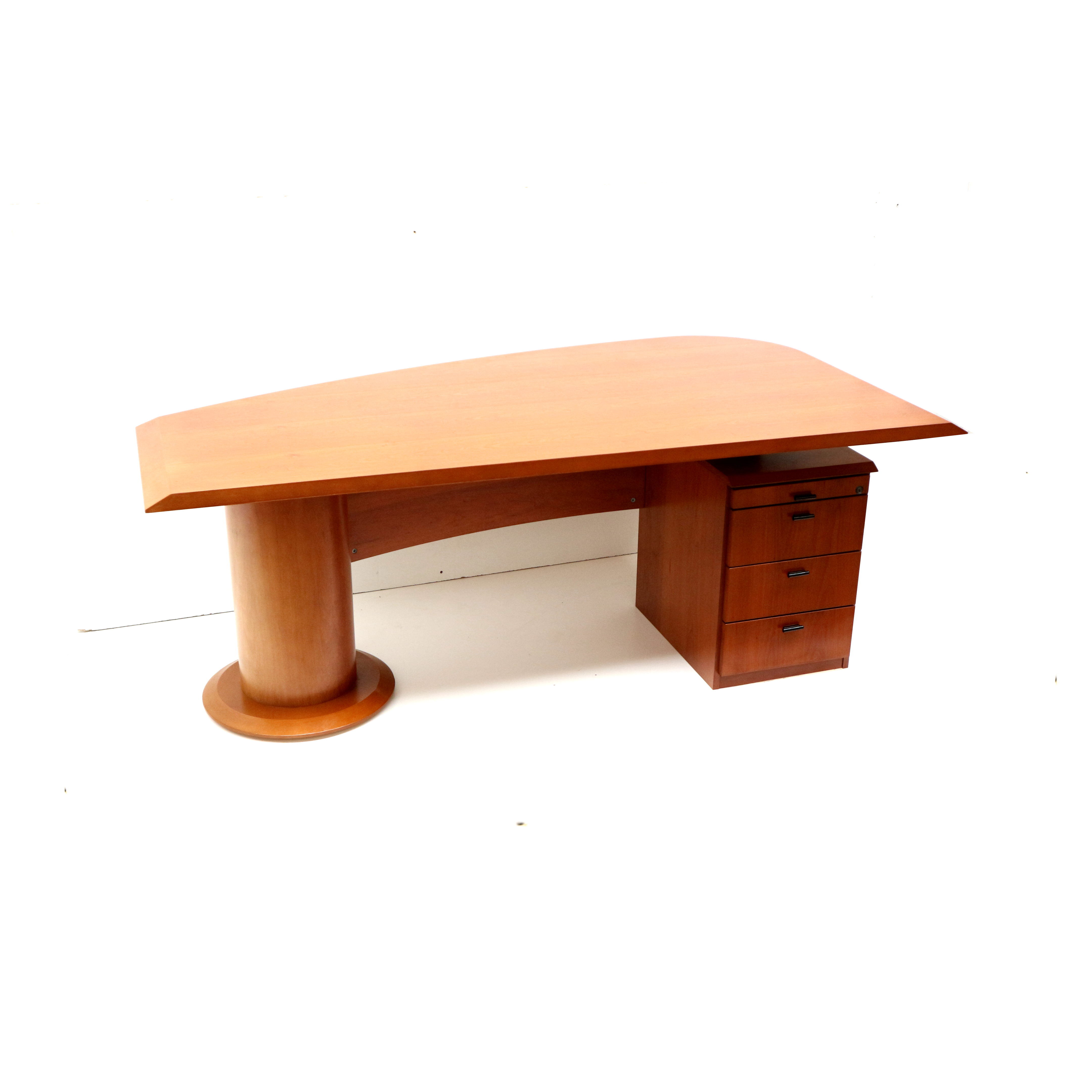Vintage executive desk from the 1980s