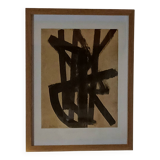 Pierre SOULAGES after Walnut Husk II 1948
