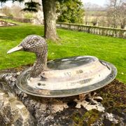 Duck Serving Platter – Vintage French EPNS Silver Plated Game Dish