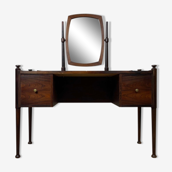 Vintage Scandinavian rosewood dressing table, 60s